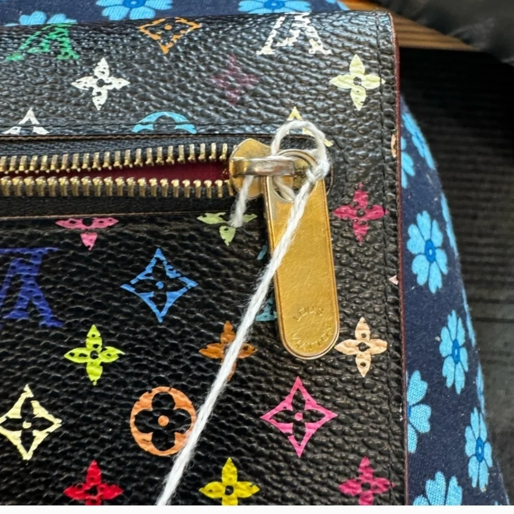 Louis Vuitton Murakami Multicolor Monogram Wallet/Clutch